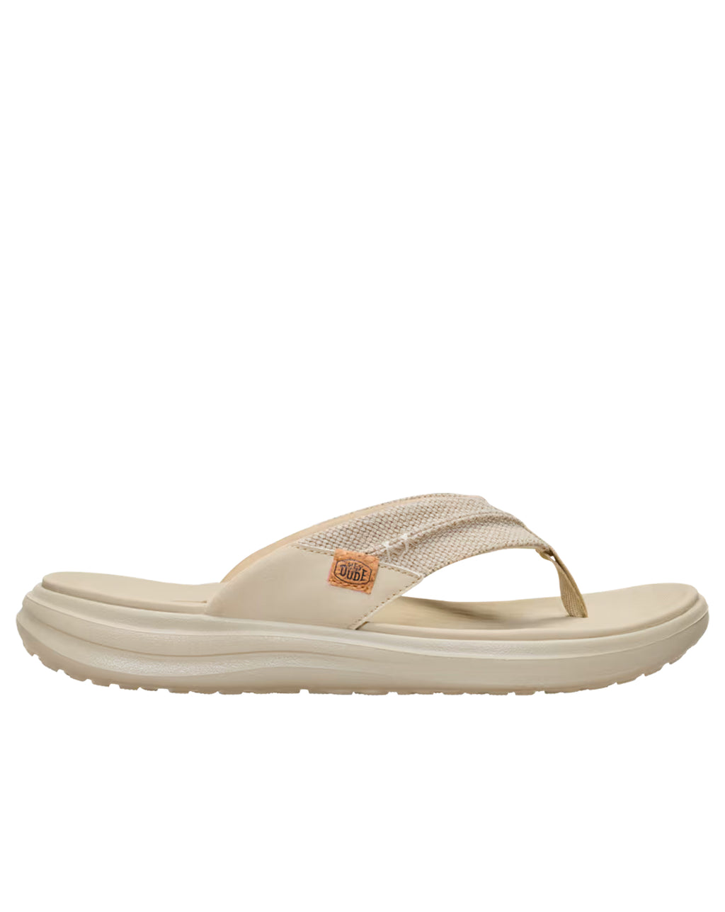 Hey Dude Finn Flip Braided Flip Flop TAN
