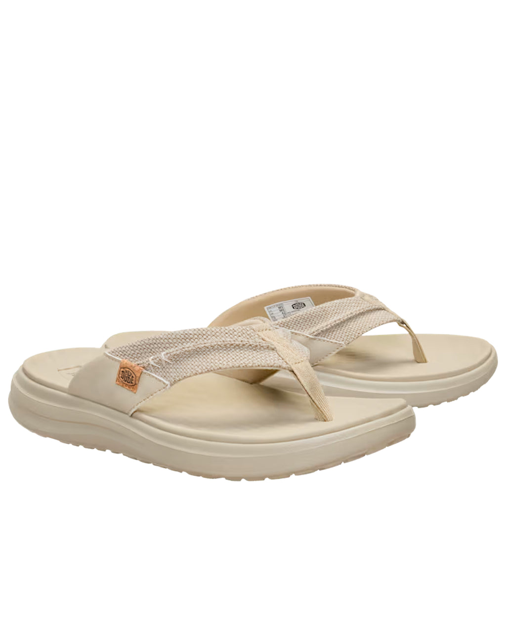 Hey Dude Finn Flip Braided Flip Flop TAN