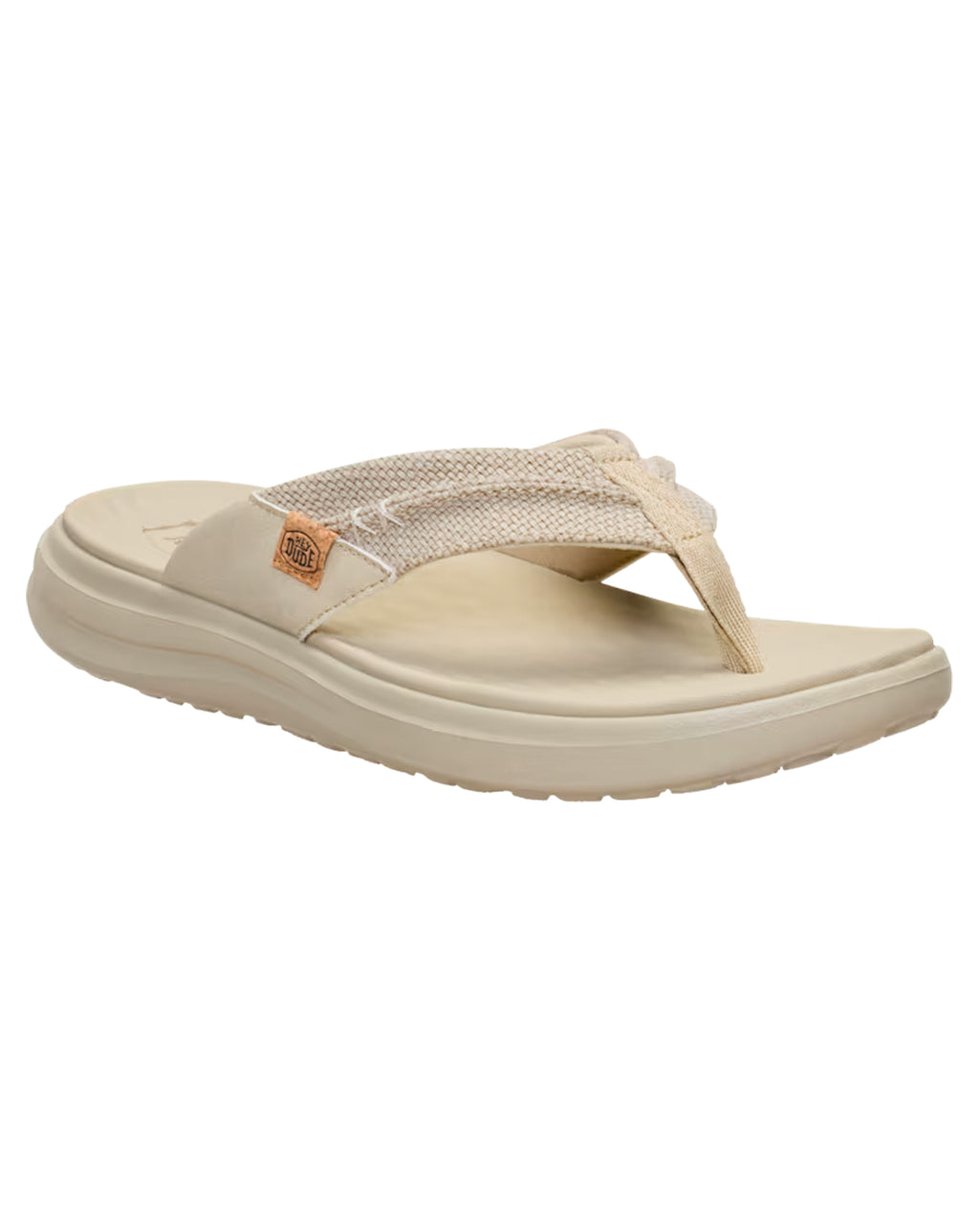Hey Dude Finn Flip Braided Flip Flop TAN