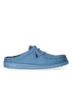 Hey Dude Wally Slip Canvas Moc Shoe Elemental Blue