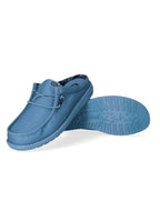 Hey Dude Wally Slip Canvas Moc Shoe Elemental Blue