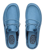 Hey Dude Wally Slip Canvas Moc Shoe Elemental Blue