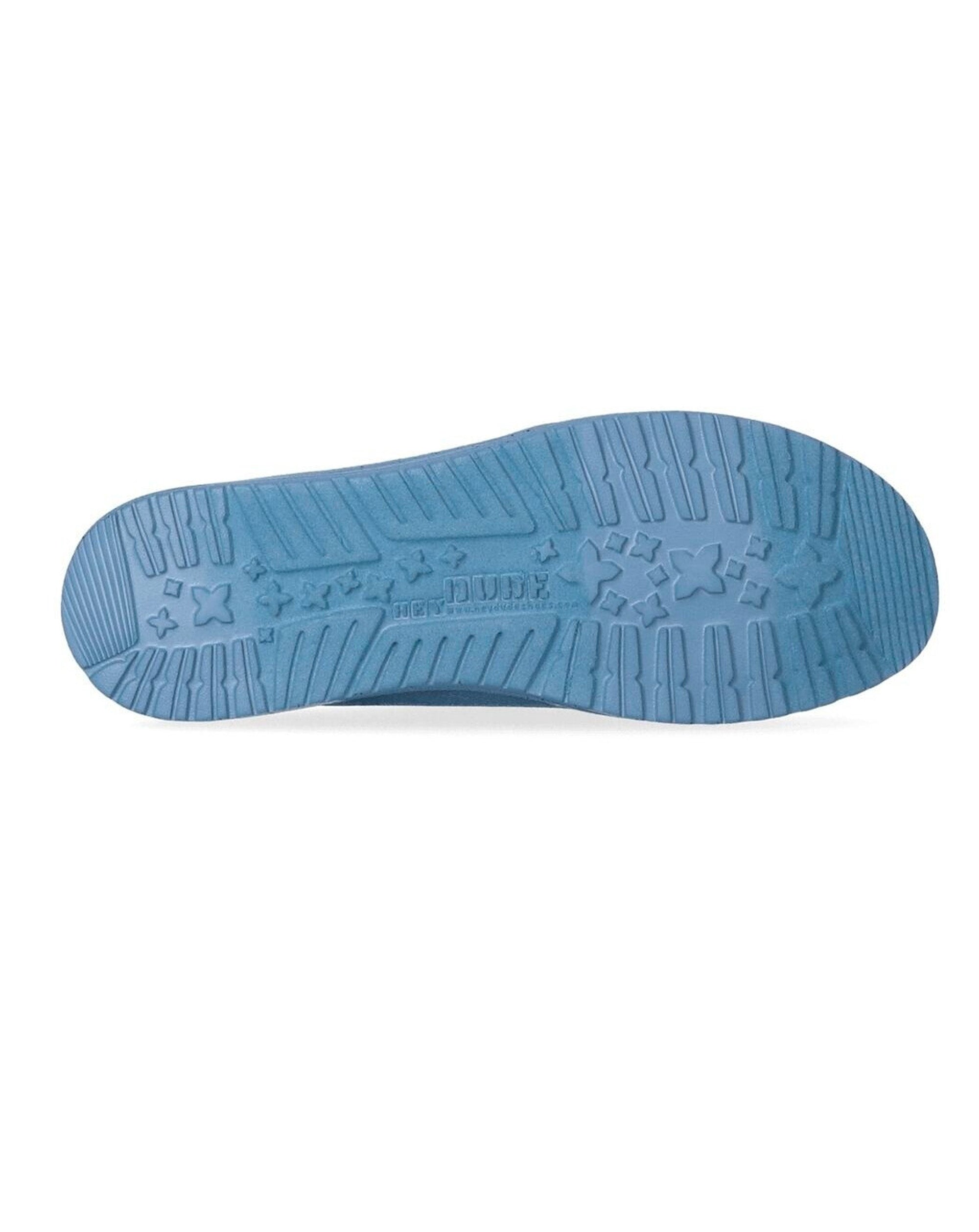 Hey Dude Wally Slip Canvas Moc Shoe Elemental Blue