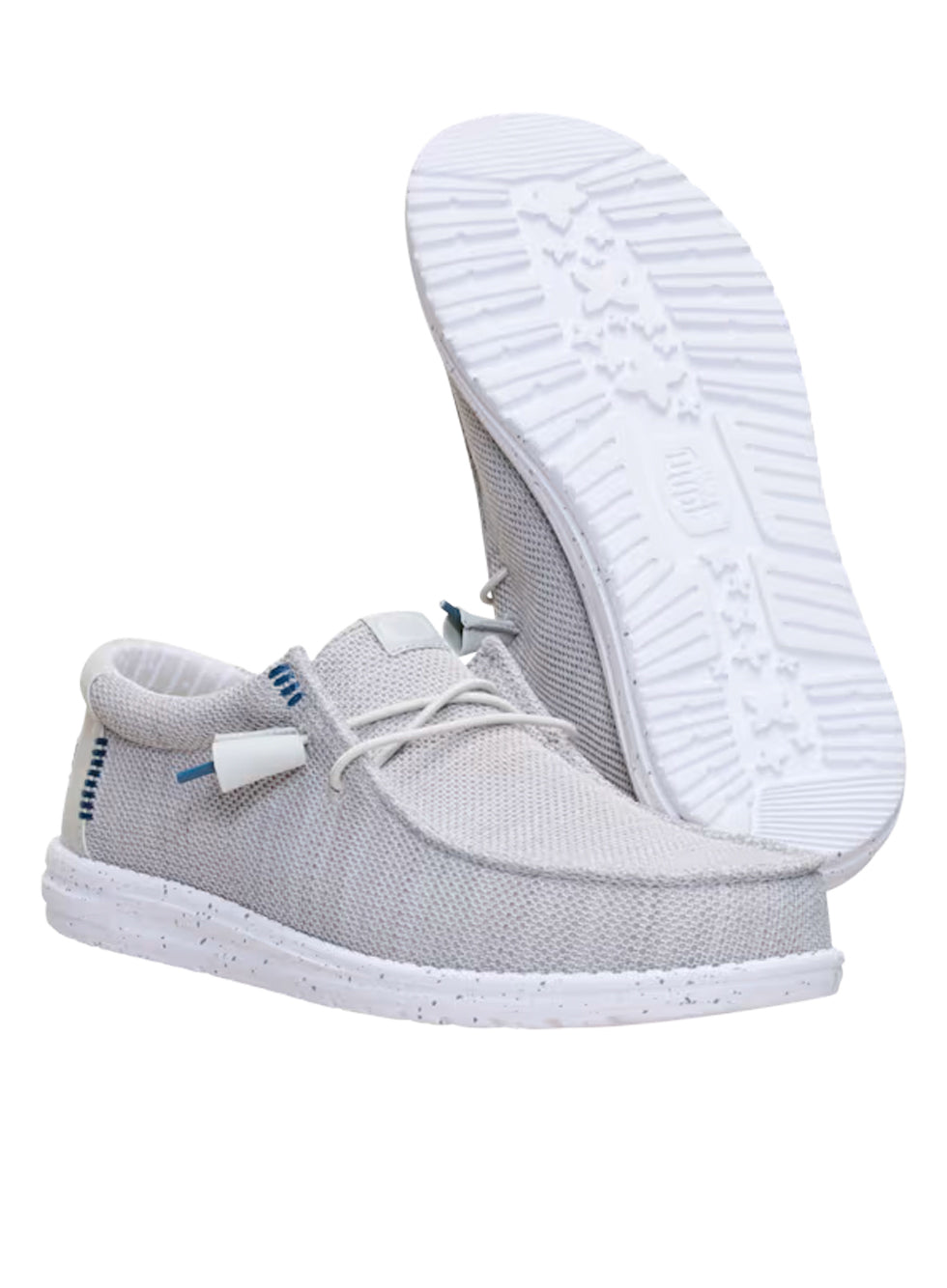 HeyDude Wally Stretch Sox Shoe Slip On Dawn Blue/Multi