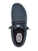 Hey Dude Wally Stretch Sox Slip On Shoe NAVY