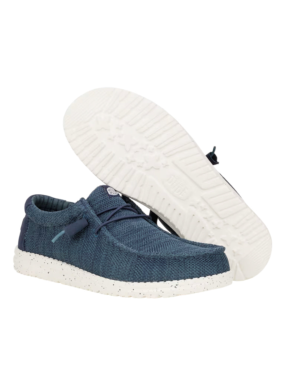 Hey Dude Wally Stretch Sox Slip On Shoe NAVY