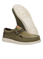 Hey Dude Wally braided shoe Burnt Olive/Delicioso brown