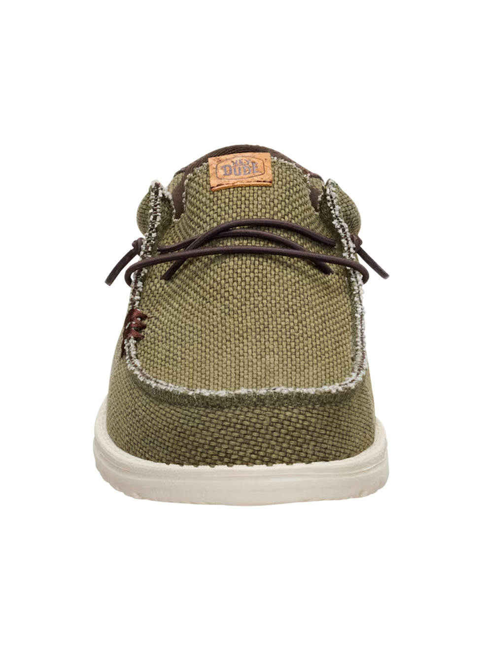 Hey Dude Wally braided shoe Burnt Olive/Delicioso brown