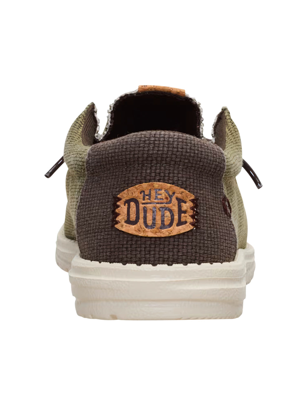 Hey Dude Wally braided shoe Burnt Olive/Delicioso brown