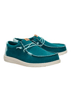 Hey Dude Wally braided shoe Deep Green / Harbor Grey