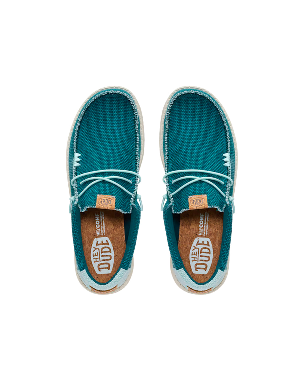 Hey Dude Wally braided shoe Deep Green / Harbor Grey