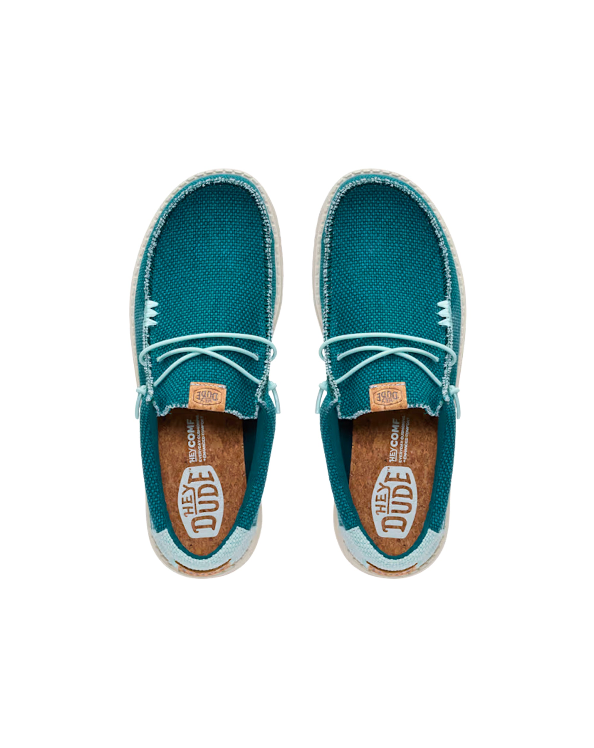 Hey Dude Wally braided shoe Deep Green / Harbor Grey