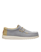 Hey Dude Wally braided shoe Flannel Grey / Olive Grey