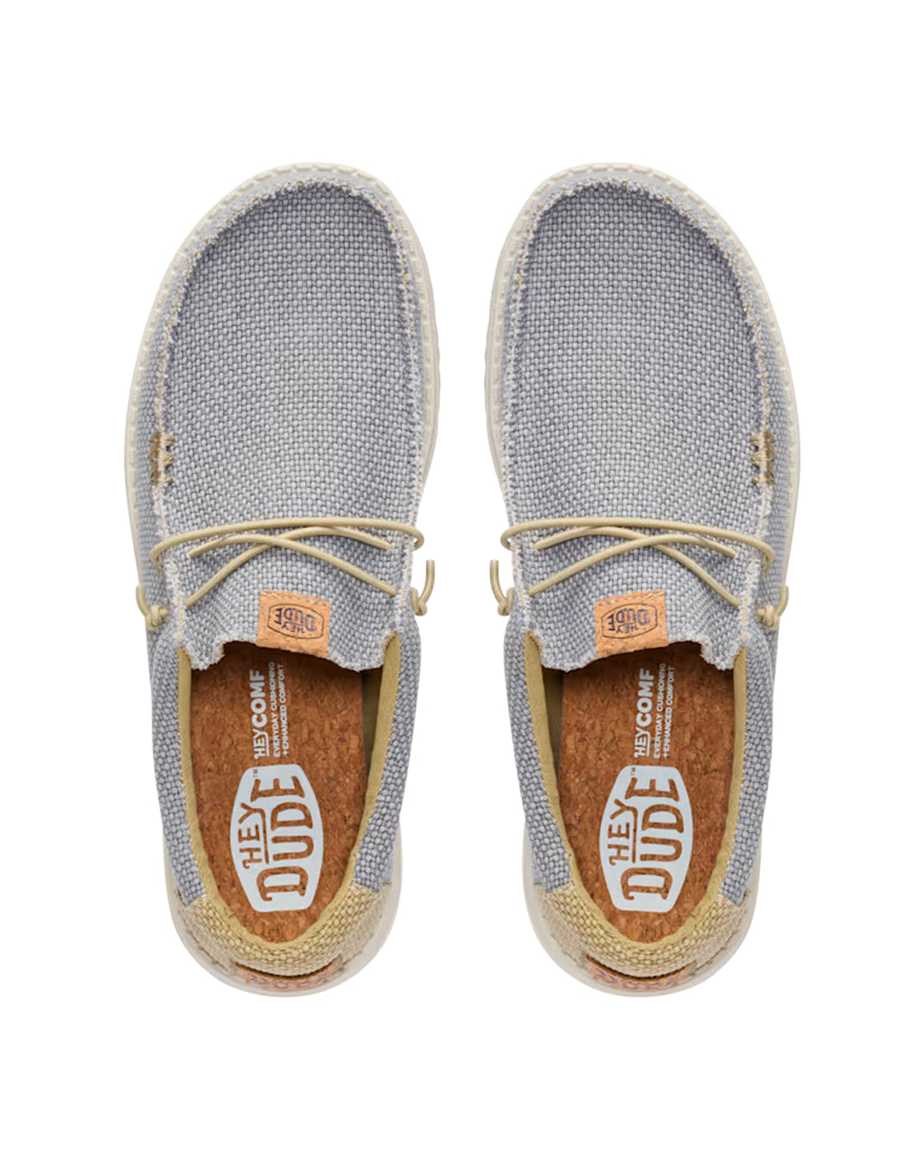Hey Dude Wally braided shoe Flannel Grey / Olive Grey