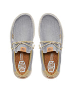 Hey Dude Wally braided shoe Flannel Grey / Olive Grey