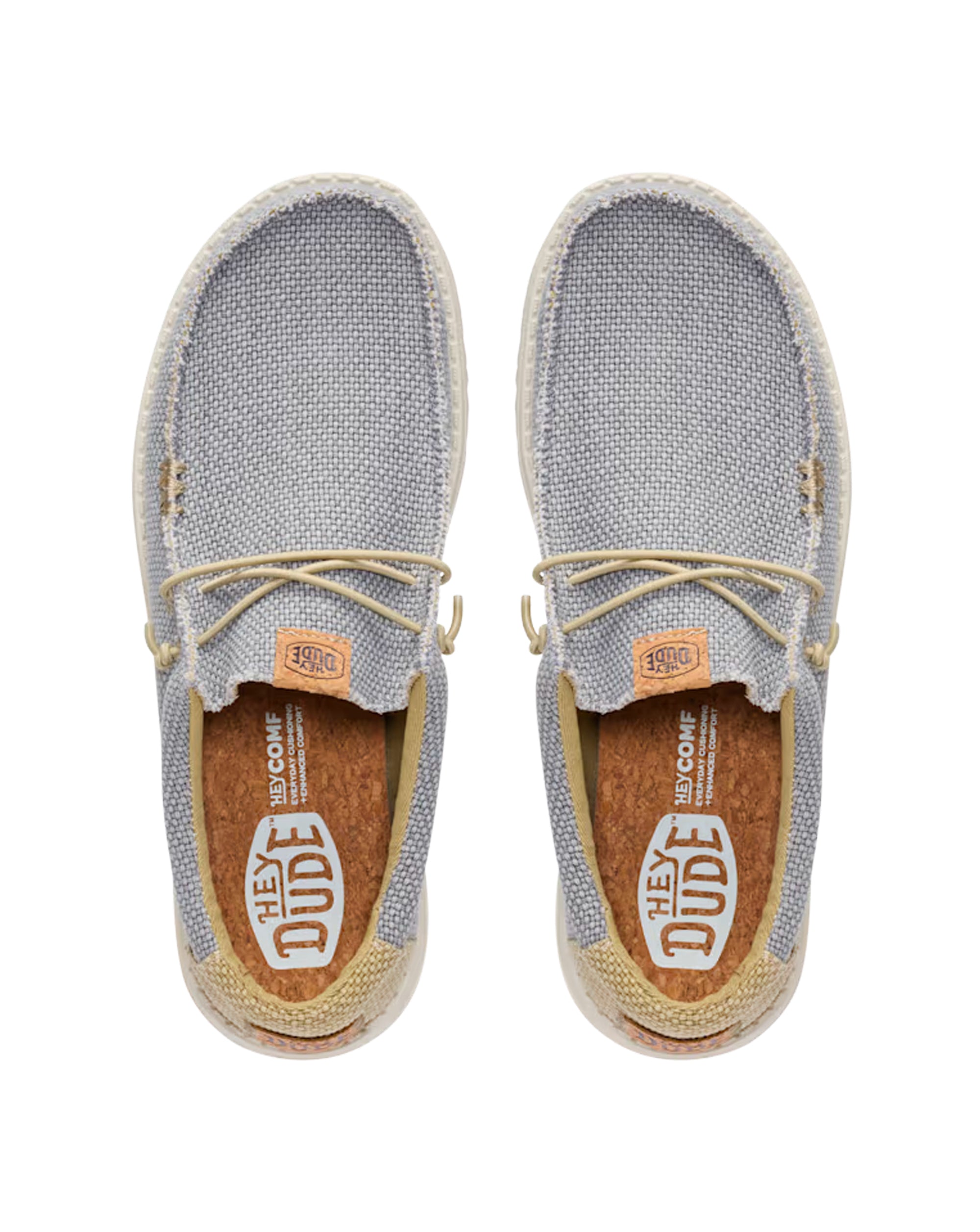 Hey Dude Wally braided shoe Flannel Grey / Olive Grey