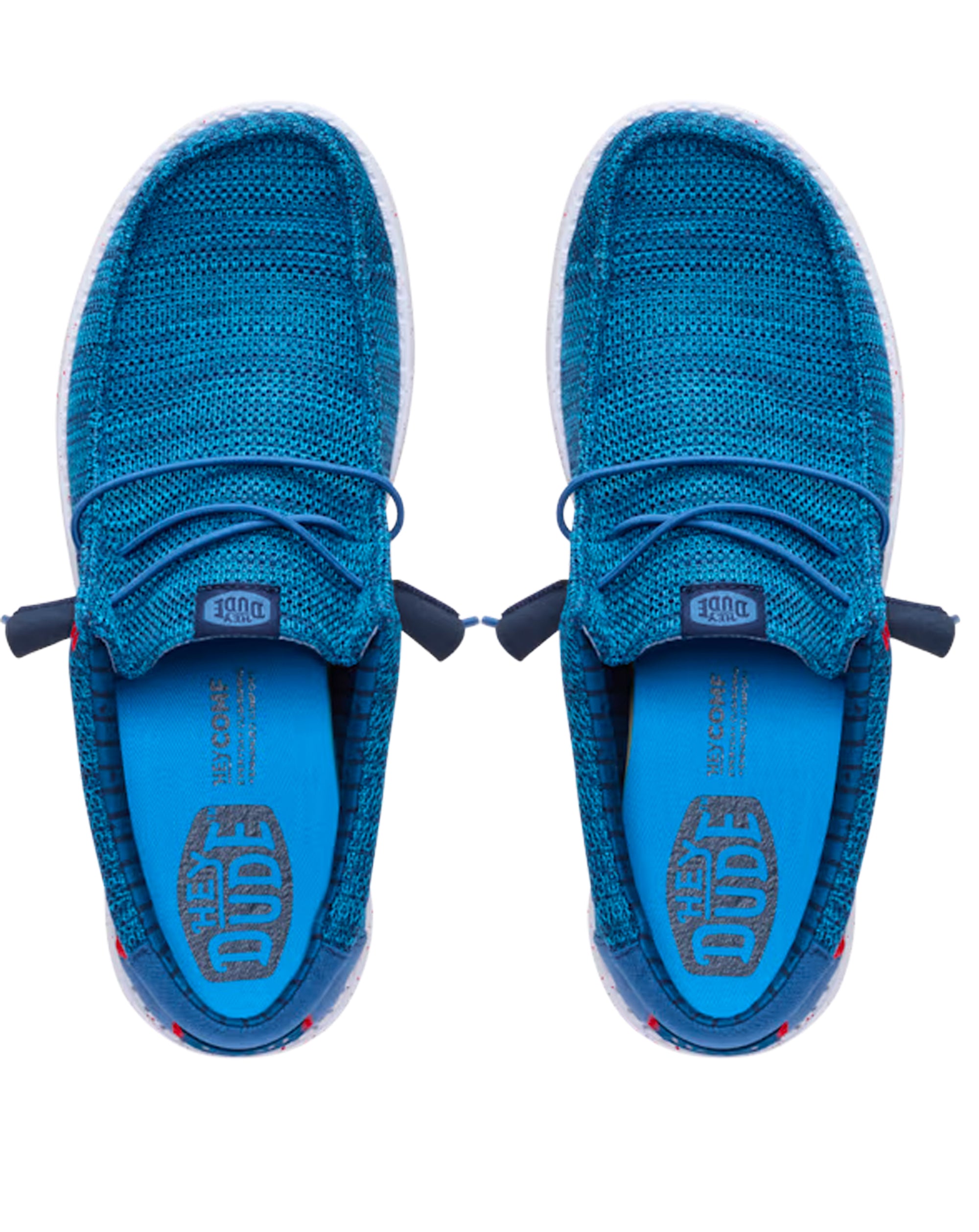 HeyDude Wally stretch sox Shoe Ensign Blue / Multi