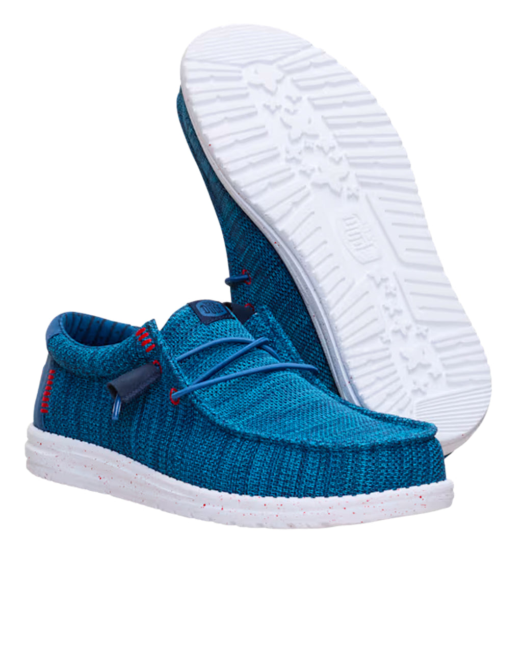 HeyDude Wally stretch sox Shoe Ensign Blue / Multi