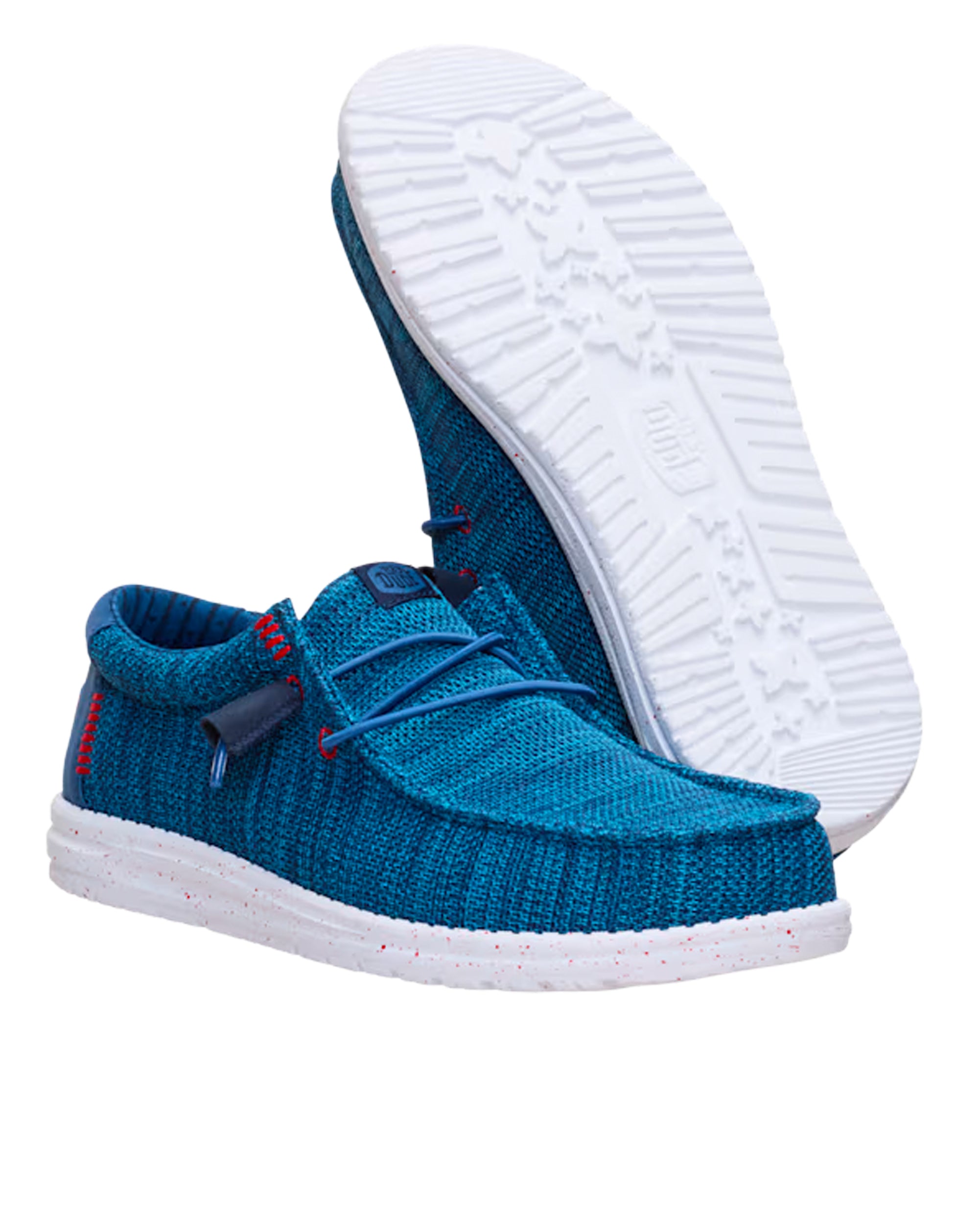 HeyDude Wally stretch sox Shoe Ensign Blue / Multi