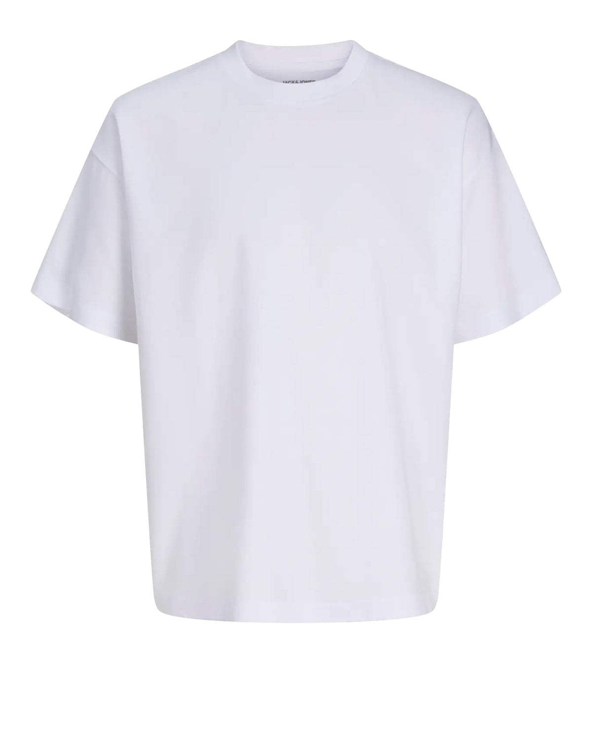 Jack & Jones JJEBarron T-Shirt Short Sleeve Crew Neck WHITE