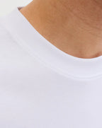 Jack & Jones JJEBarron T-Shirt Short Sleeve Crew Neck WHITE