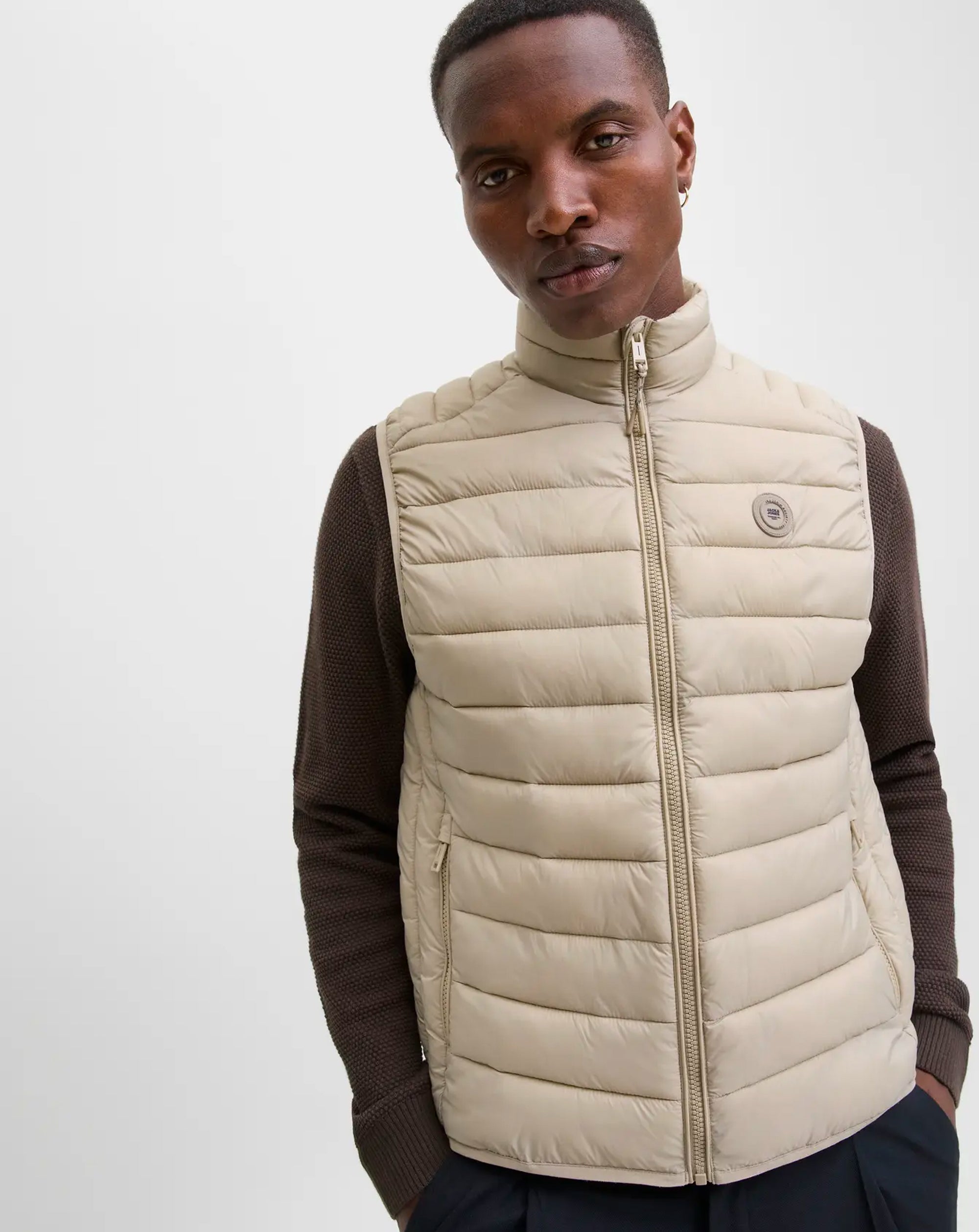 Jack & Jones JJE Bradley Light Body Warmer – Crockery