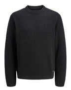 Jack & Jones JJE Dover Knit crew neck BLACK