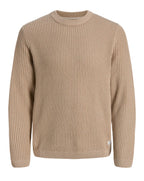 Jack & Jones JJE Dover Knit crew neck MOONBEAM