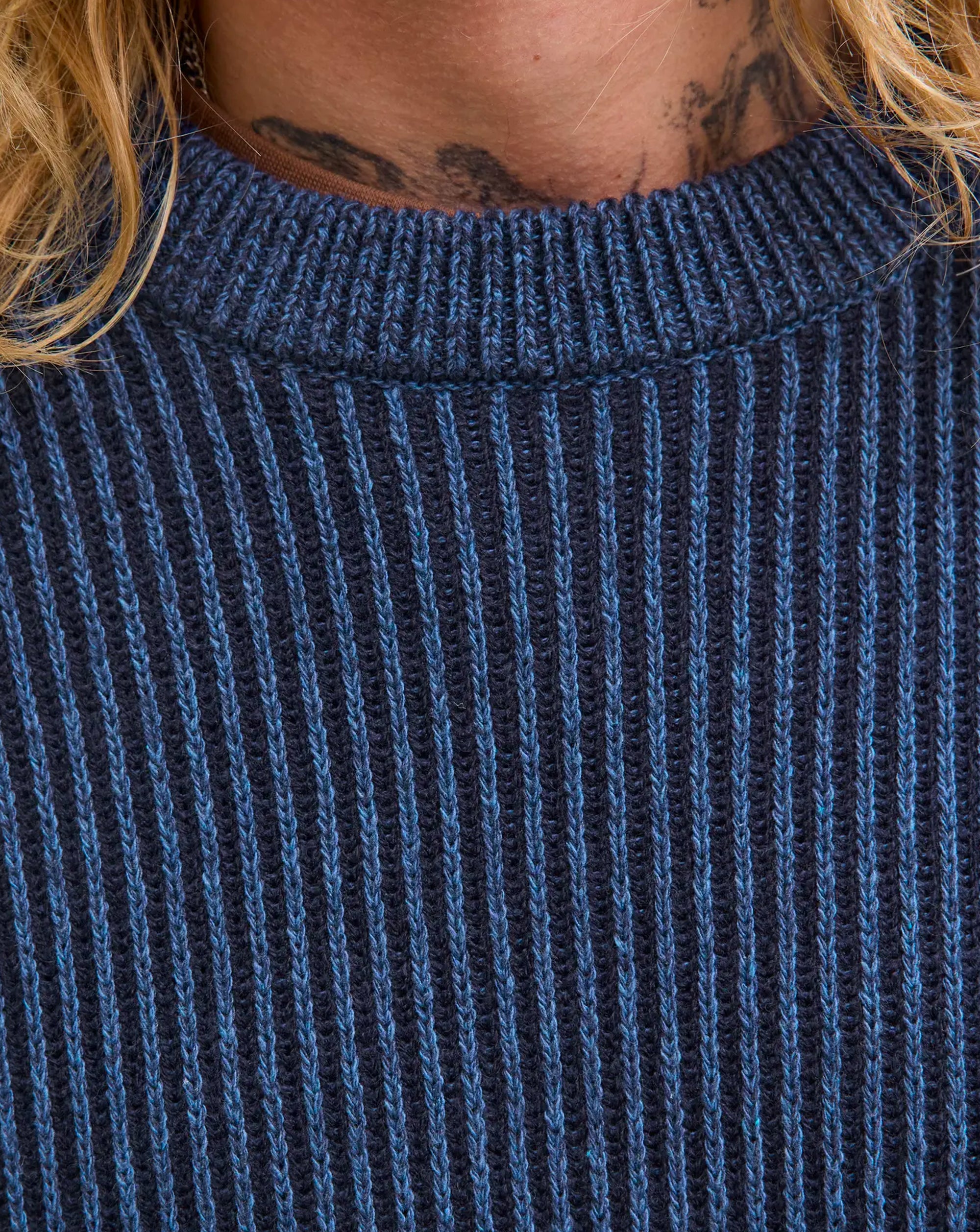 Jack & Jones JJE Dover Knit Crew Neck Sky Captain