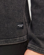 Jack & Jones JJELEO Knit crew neck CAVIAR