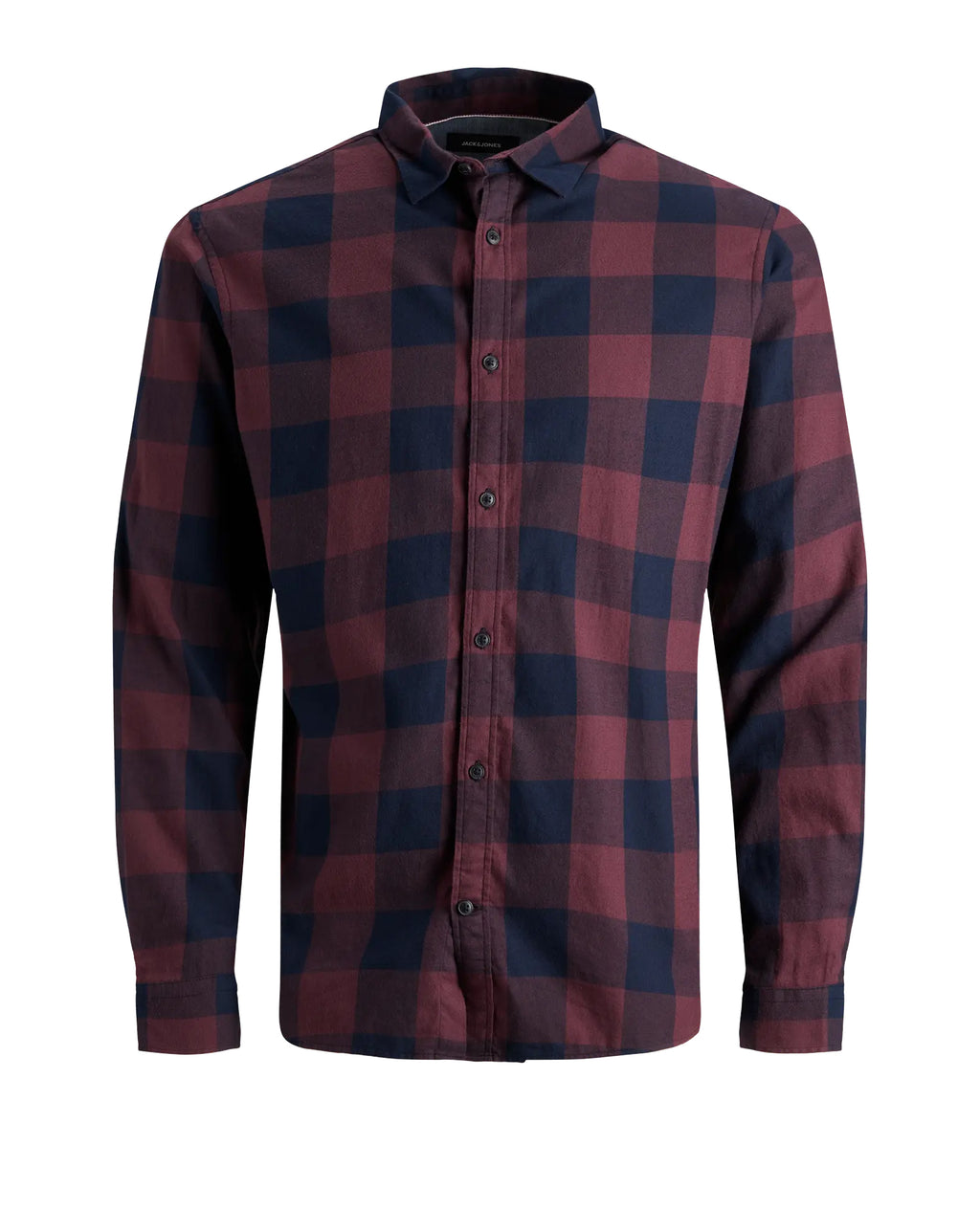Jack & Jones JJEgingham checked Flannel Long Sleeve Shirt Port Royale