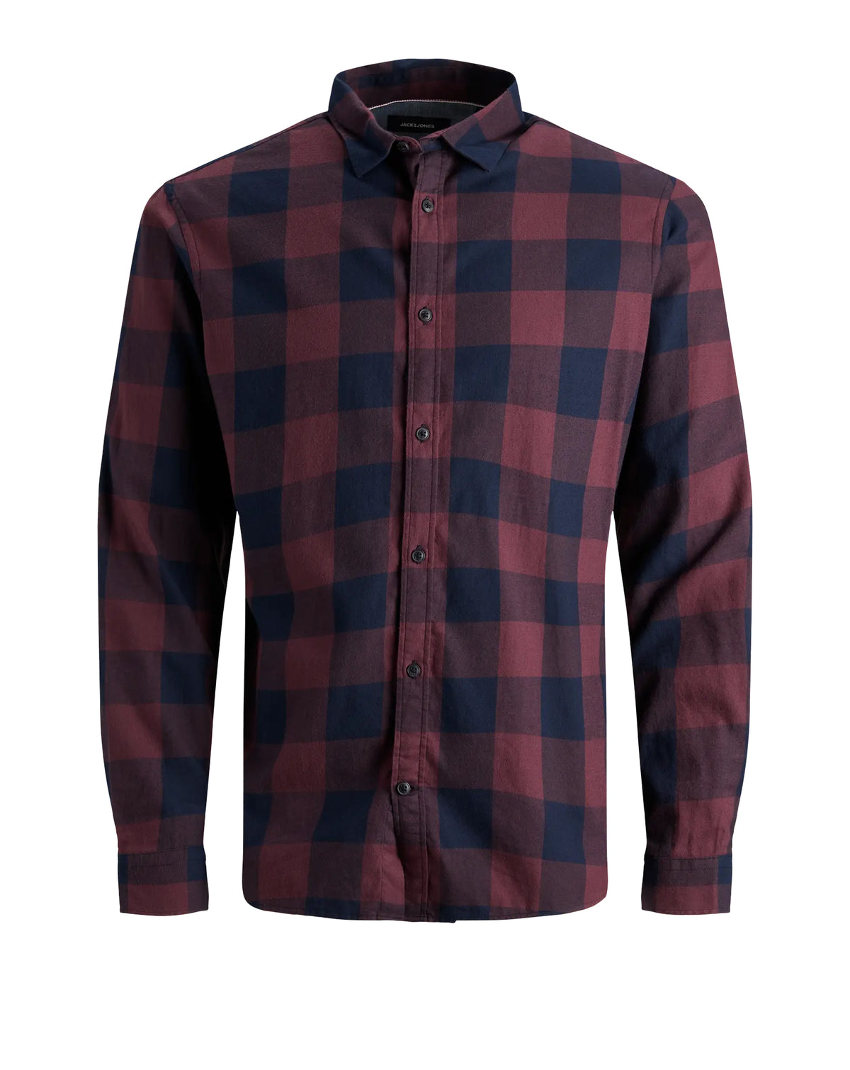 Jack & Jones JJEgingham checked Flannel Long Sleeve Shirt Port Royale