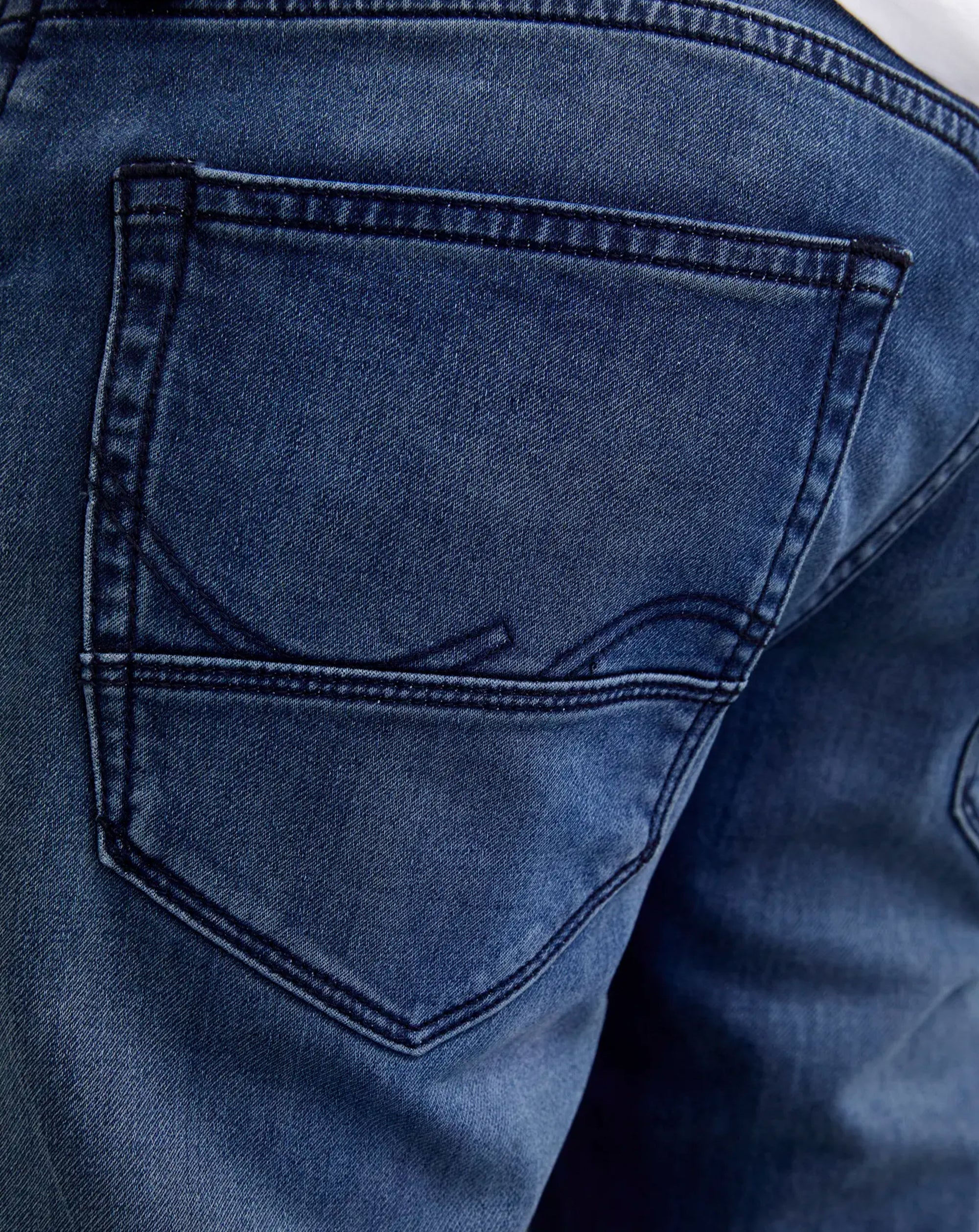 Jack & Jones JJMike Tapered stretch jeans DENIM BLUE