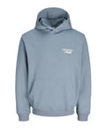 Jack & Jones JJ Overhead Hoodie light brushed with a soft inside finish Tradewinds