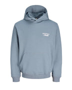 Jack & Jones JJ Overhead Hoodie light brushed with a soft inside finish Tradewinds