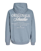 Jack & Jones JJ Overhead Hoodie light brushed with a soft inside finish Tradewinds