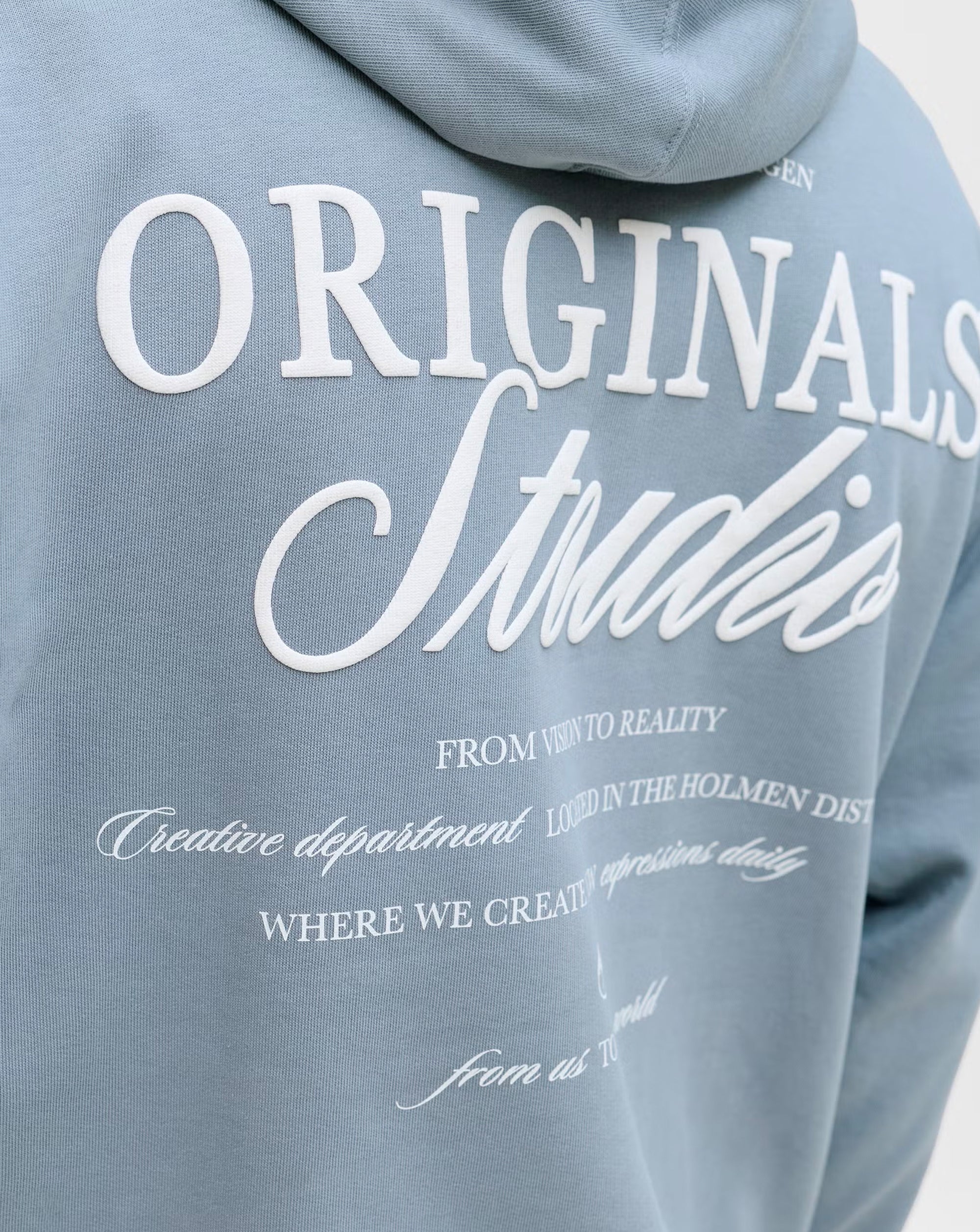 Jack & Jones JJ Overhead Hoodie light brushed with a soft inside finish Tradewinds