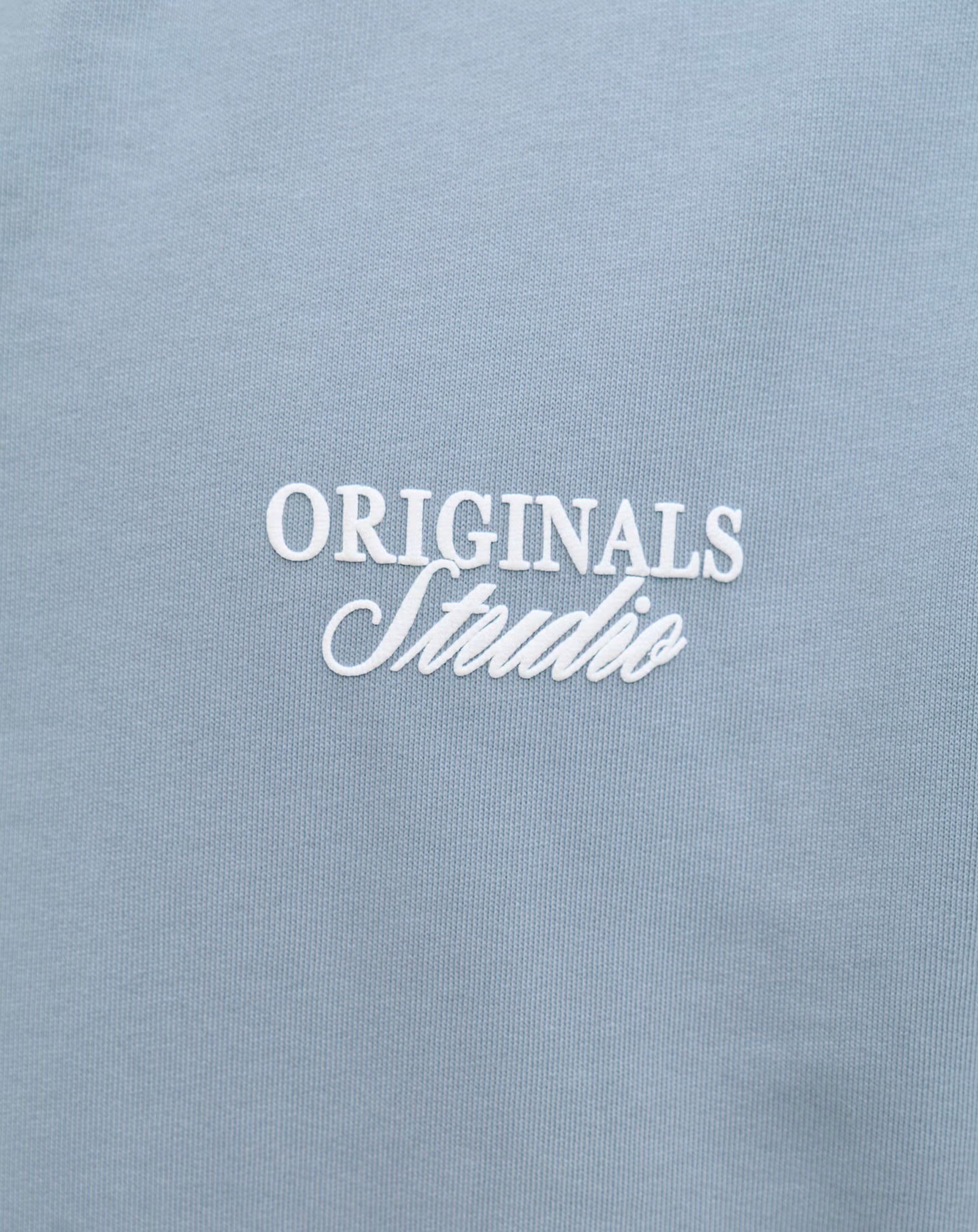 Jack & Jones JJ Overhead Hoodie light brushed with a soft inside finish Tradewinds