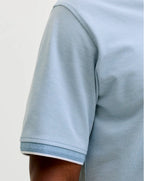 Jack & Jones JJRBLUALVES Polo Shirt Ashley Blue Melange