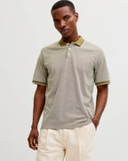 Jack & Jones JJRBLUALVES Polo Shirt Martini Olive Melange