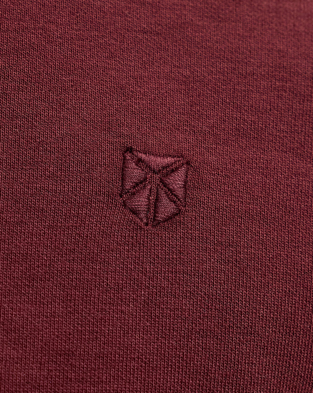 Jack & Jones JPRBLAETHAN POLO Long Sleeve Red / BITTER CHOCOLATE