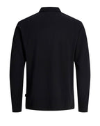 Jack & Jones JPRBLAETHAN POLO Long Sleeve TOP Black