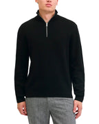 Jack & Jones JPR BLAMILANO Stitch Knit Half Zip Black