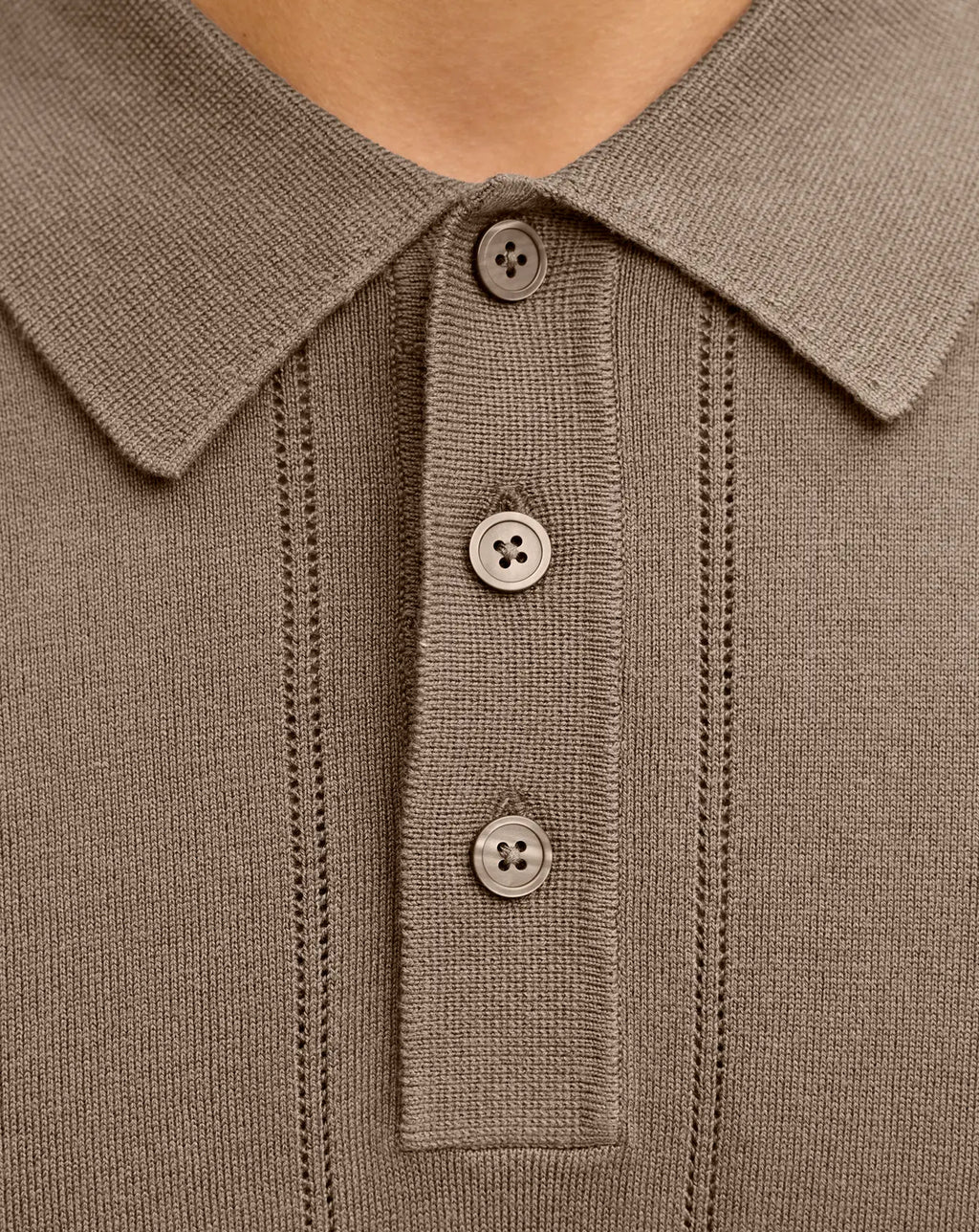 Jack & Jones JPRBLA William Structure Knit Polo Morel