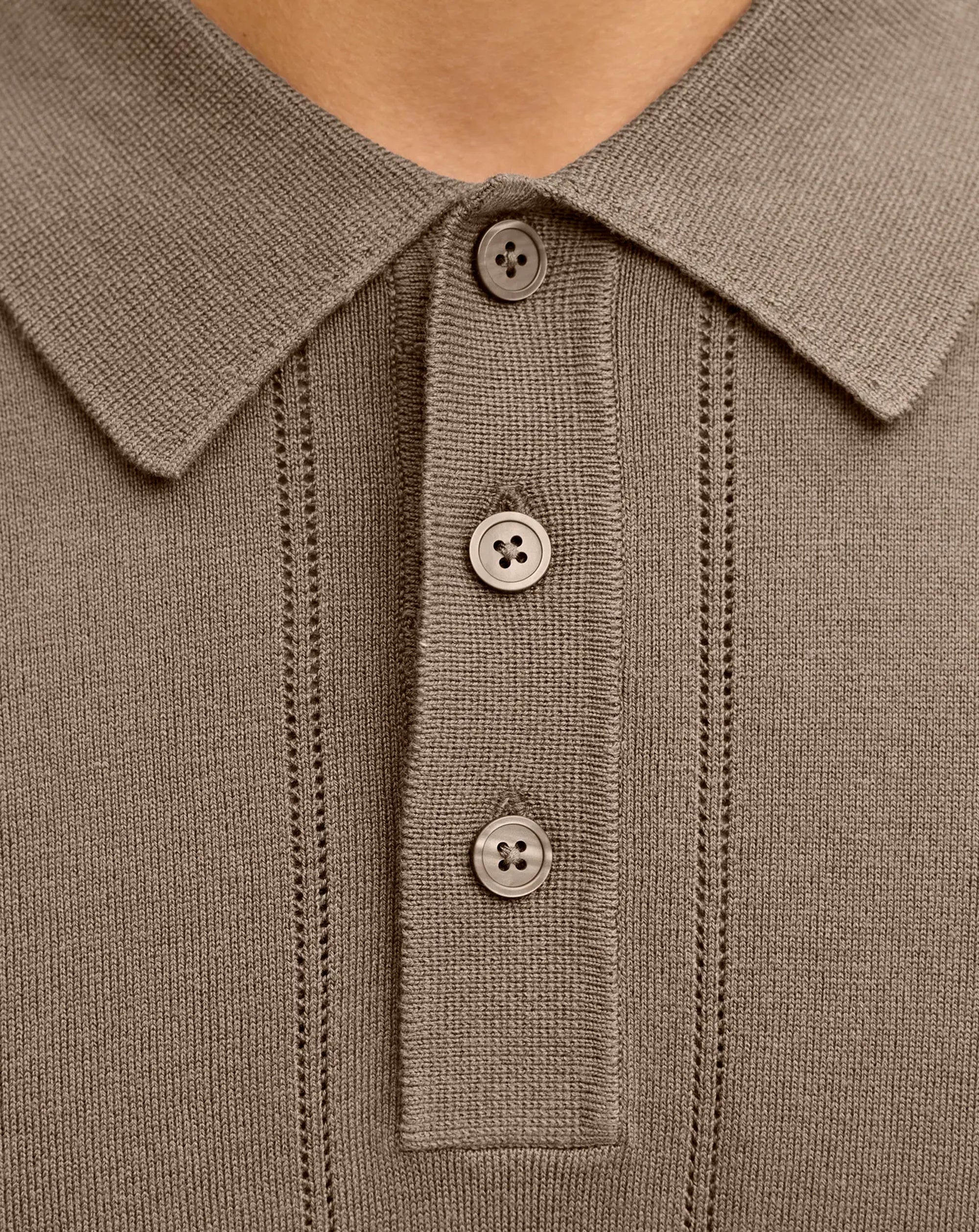Jack & Jones JPRBLA William Structure Knit Polo Morel