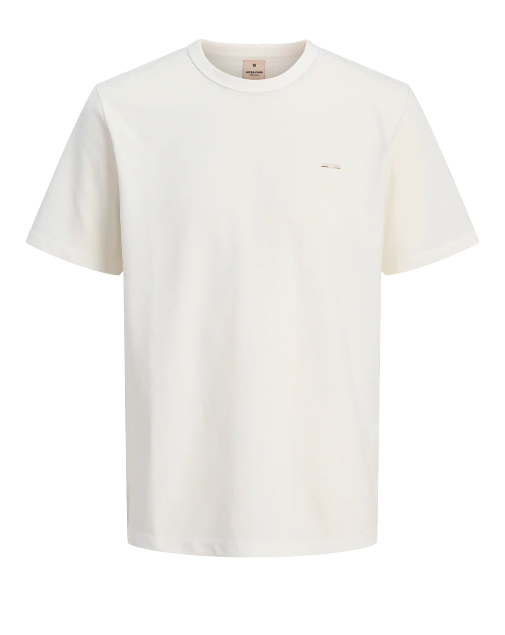 Jack & Jones JPRBLUALVS SS Tee Ln CLOUD DANCER