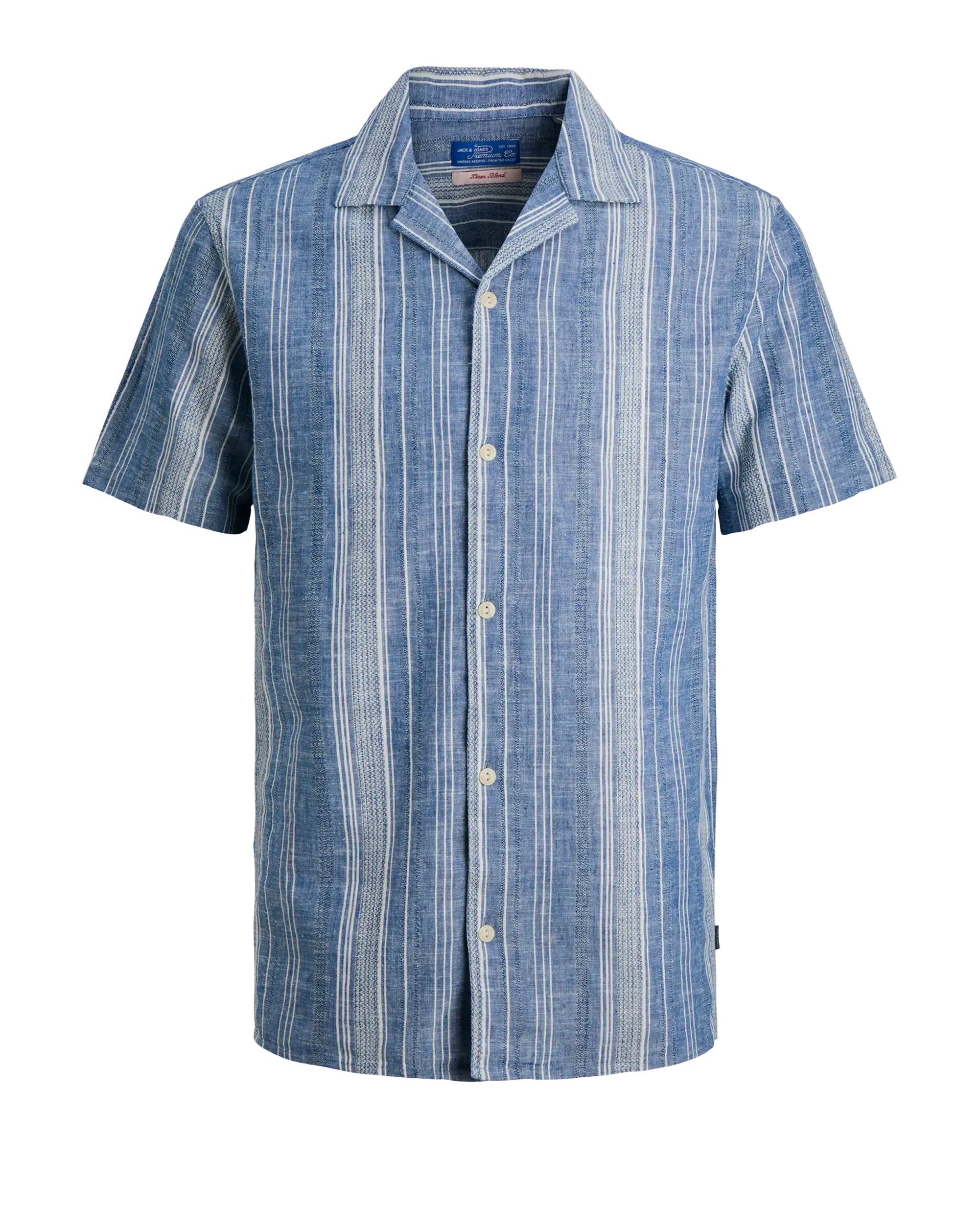 Jack & Jones JPR BLUESUMMER Lin dobby shirt ASHLEY BLUE