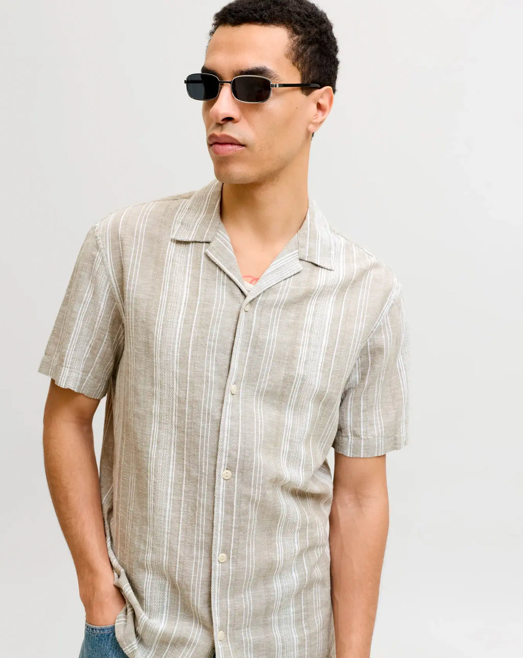 Jack & Jones JPR BLUESUMMER Lin dobby shirt Mermaid