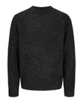 Jack & Jones JPRBlasimon souffle knit crew jumper MEDIUM GREY MELANGE