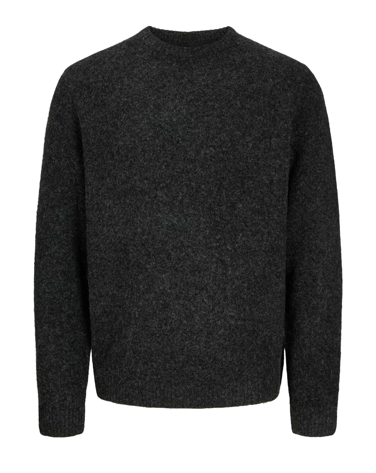 Jack & Jones JPRBlasimon souffle knit crew jumper MEDIUM GREY MELANGE